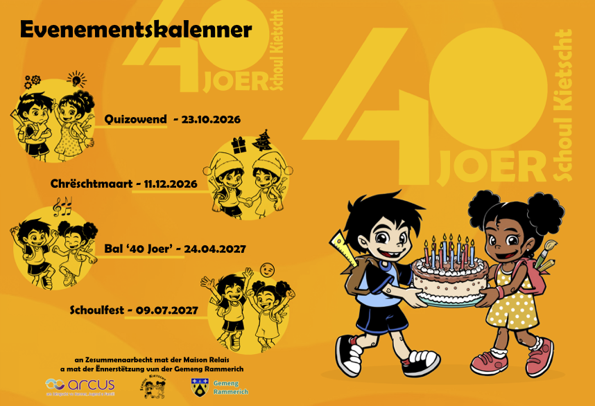 Brochure 40 Joer Schoul Kietscht